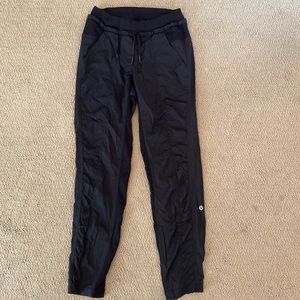 Lululemon black studio nylon cropped pant